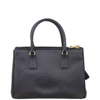 Prada Saffiano Lux Galleria Double Zip Tote Small Back