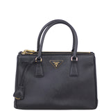 Prada Saffiano Lux Galleria Double Zip Tote Small Front