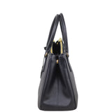 Prada Saffiano Lux Galleria Double Zip Tote Small Side