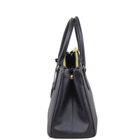 Prada Saffiano Lux Galleria Double Zip Tote Small Side