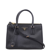 Prada Saffiano Lux Galleria Double Zip Tote Small Front