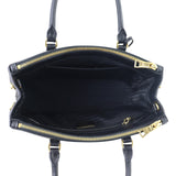 Prada Saffiano Lux Galleria Double Zip Tote Small Whole interior