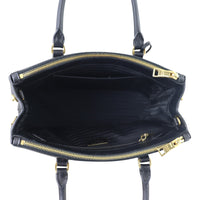 Prada Saffiano Lux Galleria Double Zip Tote Small Whole interior