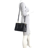 Prada Saffiano Lux Galleria Double Zip Tote Small Mannequin