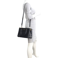 Prada Saffiano Lux Galleria Double Zip Tote Small Mannequin