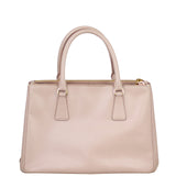 Prada Saffiano Lux Galleria Double Zip Tote Small Back