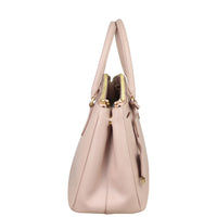 Prada Saffiano Lux Galleria Double Zip Tote Small Side