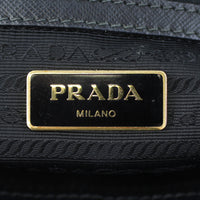 Prada Saffiano Lux Galleria Double Zip Tote Small Stamp
