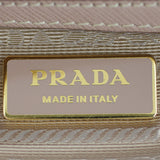 Prada Saffiano Lux Galleria Double Zip Tote Small Stamp