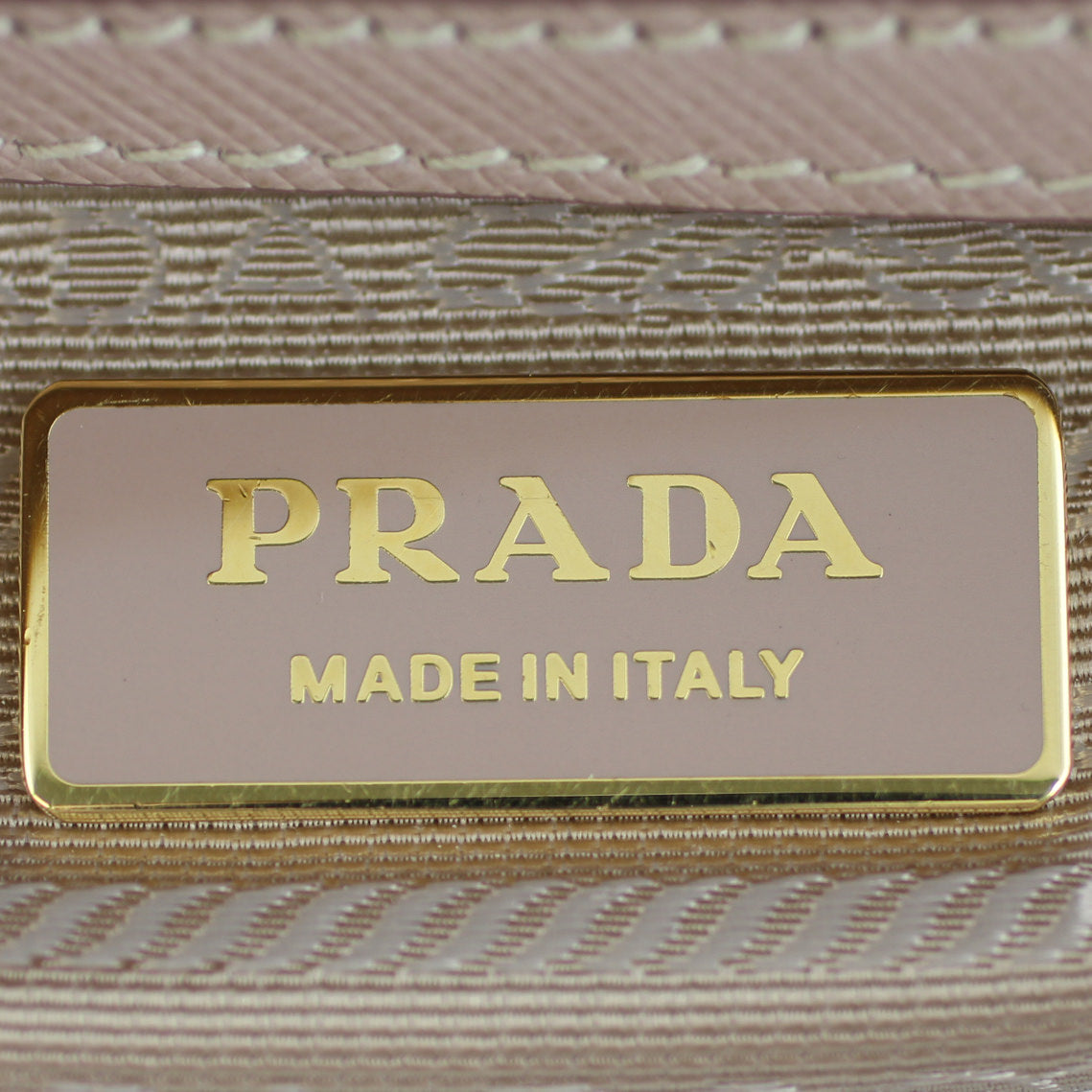 Prada Saffiano Lux Galleria Double Zip Tote Small Stamp
