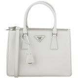 Prada Saffiano Lux Galleria Small Tote Front Strap