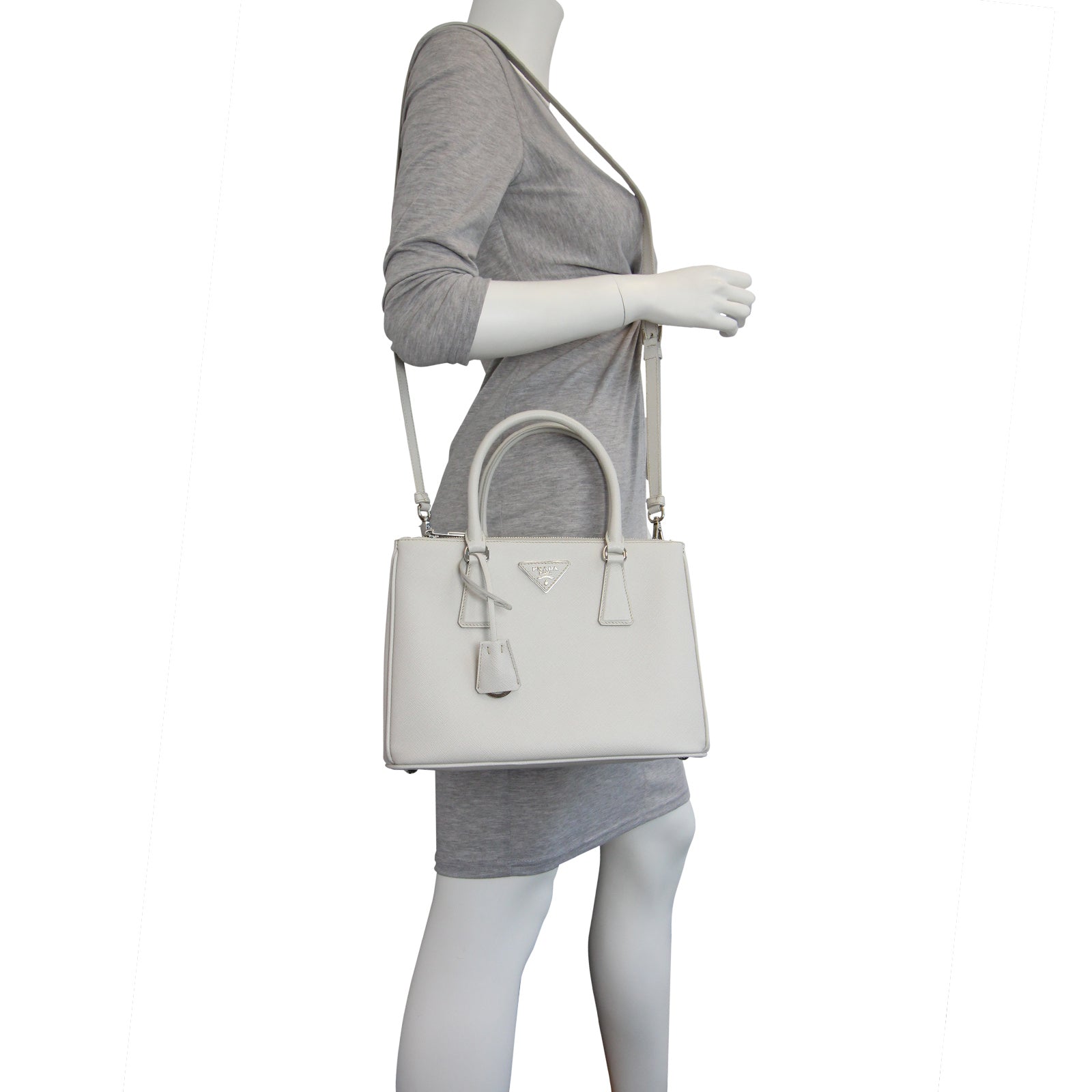 Prada Saffiano Lux Galleria Small Tote Mannequin