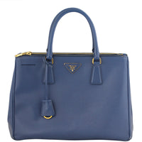 Prada Saffiano Lux Galleria Double Zip Tote Medium Front