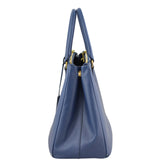 Prada Saffiano Lux Galleria Double Zip Tote Medium Left