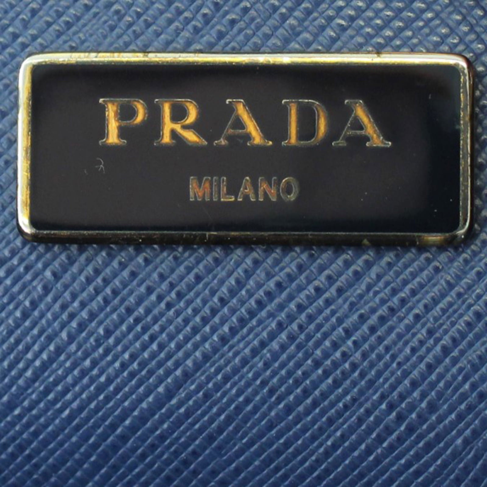 Prada Saffiano Lux Galleria Double Zip Tote Medium Stamp
