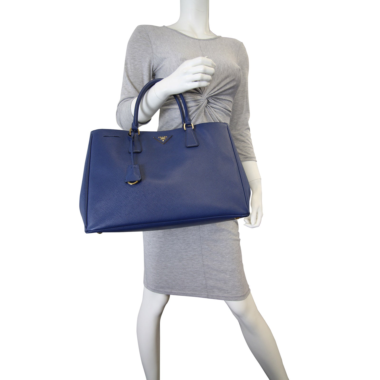 Prada Saffiano Lux Large Shopper Tote Mannequin