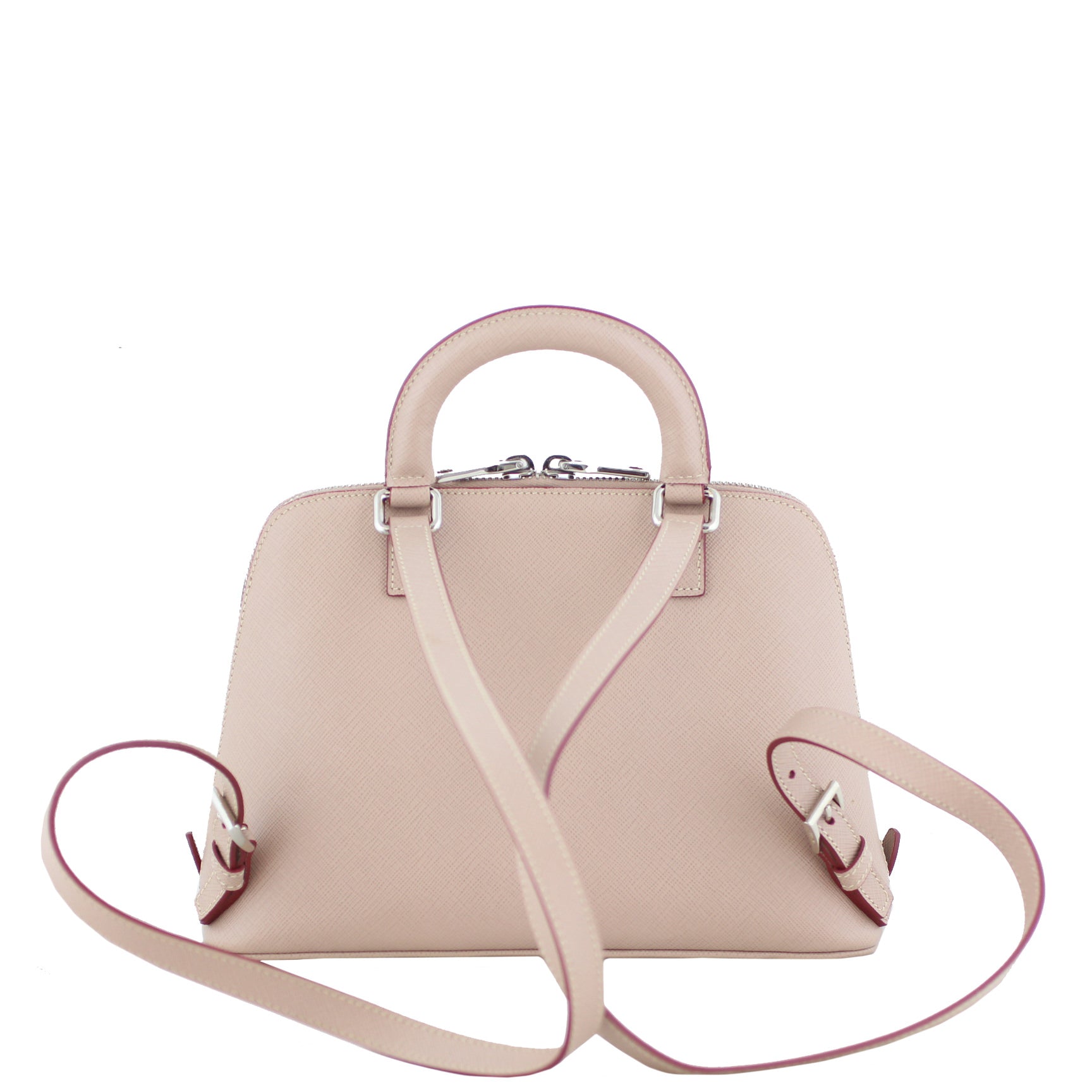 Prada Saffiano Lux Promenade Small Backpack Back