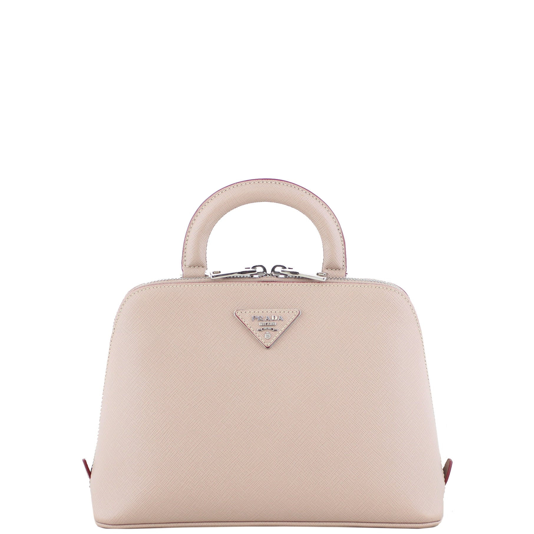Prada Saffiano Lux Promenade Small Backpack Front