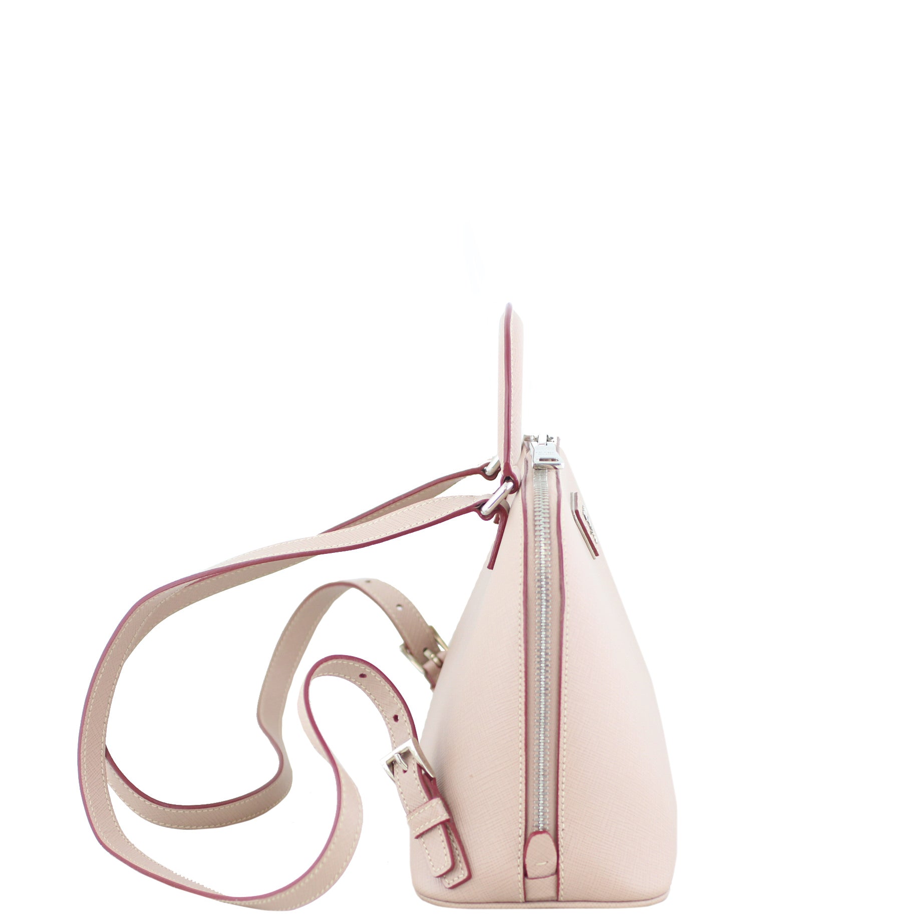 Prada Saffiano Lux Promenade Small Backpack Right