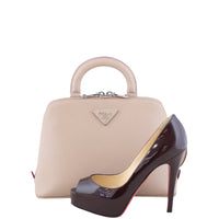 Prada Saffiano Lux Promenade Small Backpack Scale