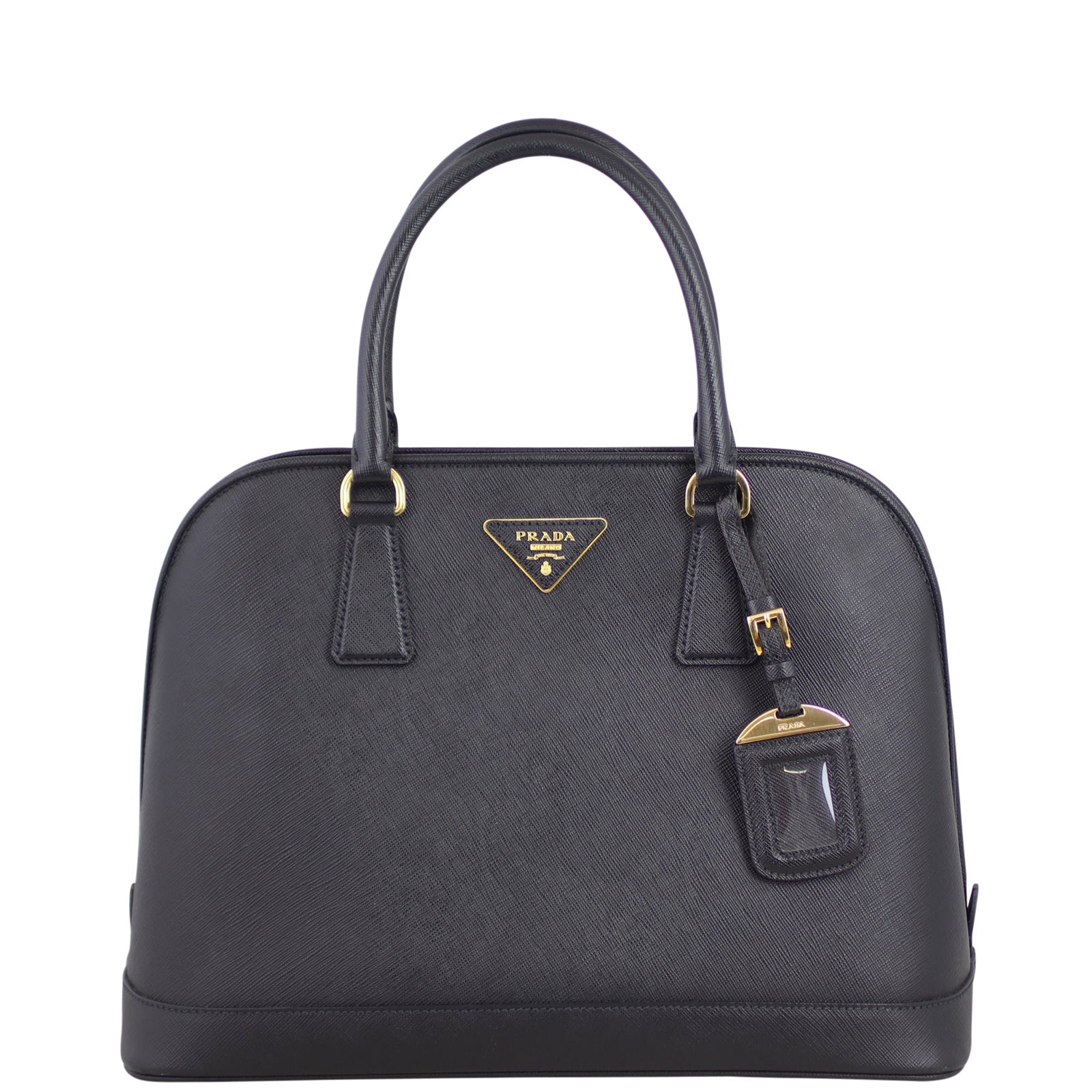 Prada Saffiano Lux Promenade Medium Bag Front