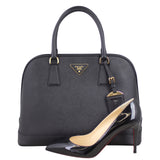 Prada Saffiano Lux Promenade Medium Bag Shoe