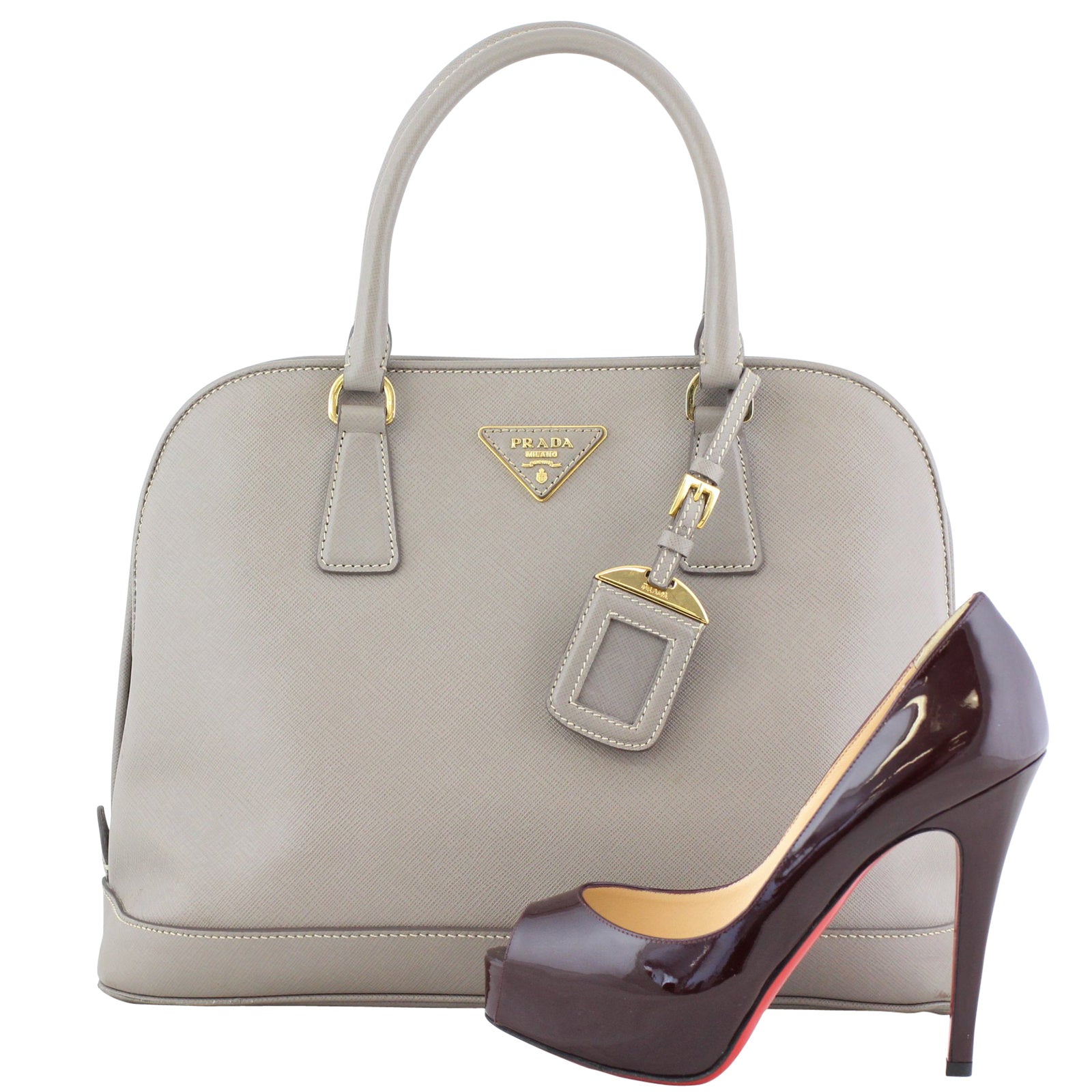 Prada Saffiano Lux Promenade Medium Scale