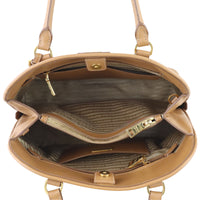 Prada Saffiano Lux Promenade Medium Whole interior