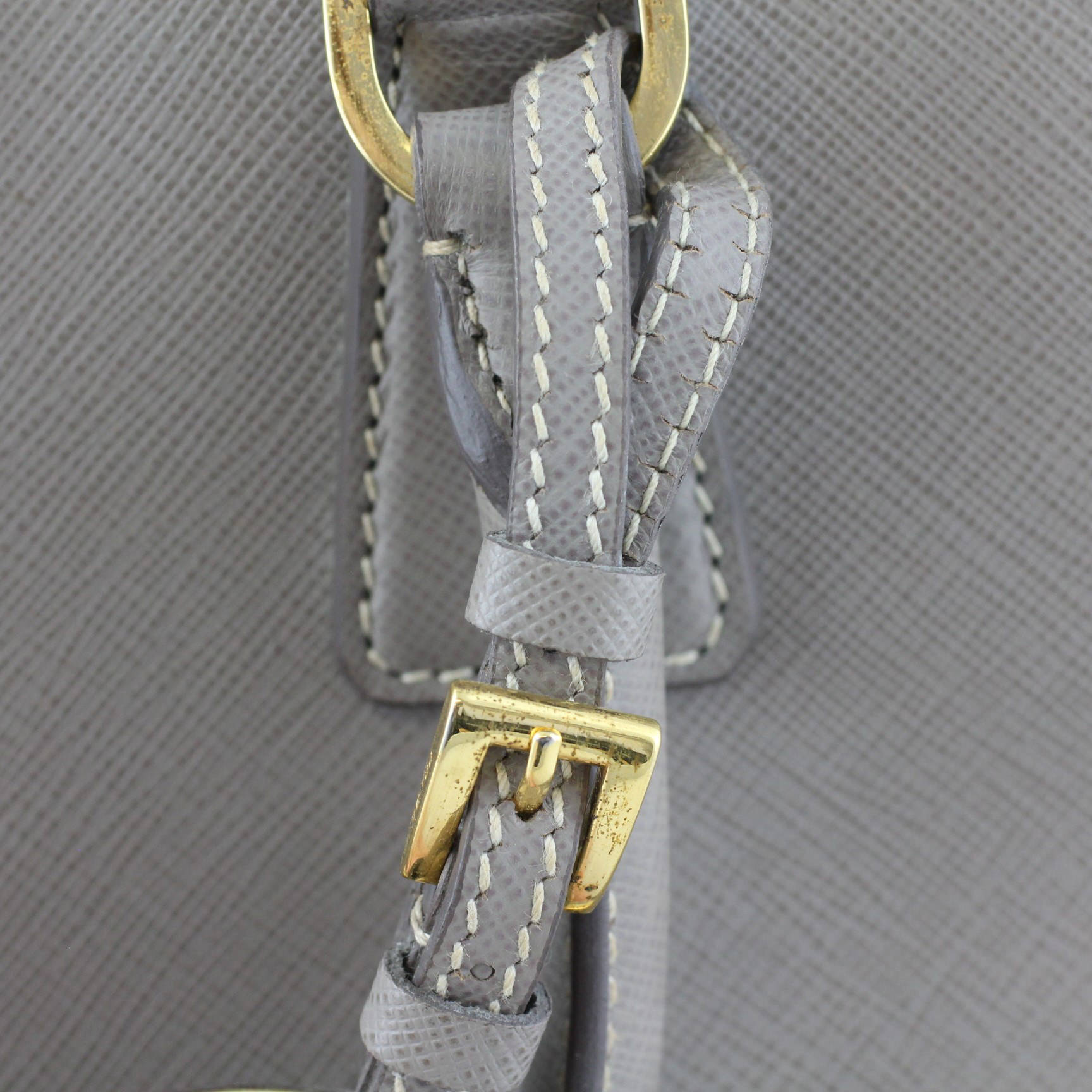 Prada Saffiano Lux Promenade Medium Tag
