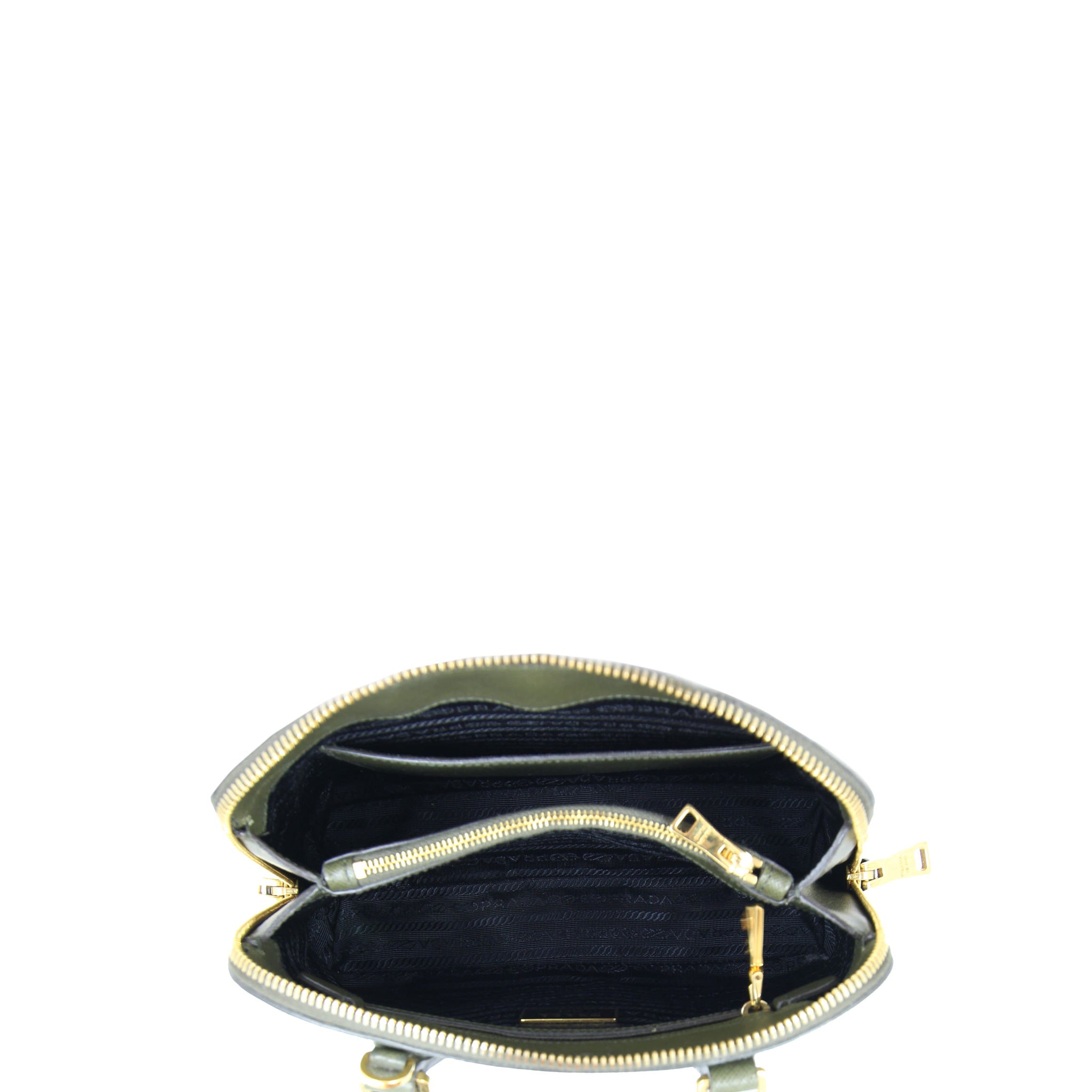 Prada Saffiano Lux Promenade Small Interior