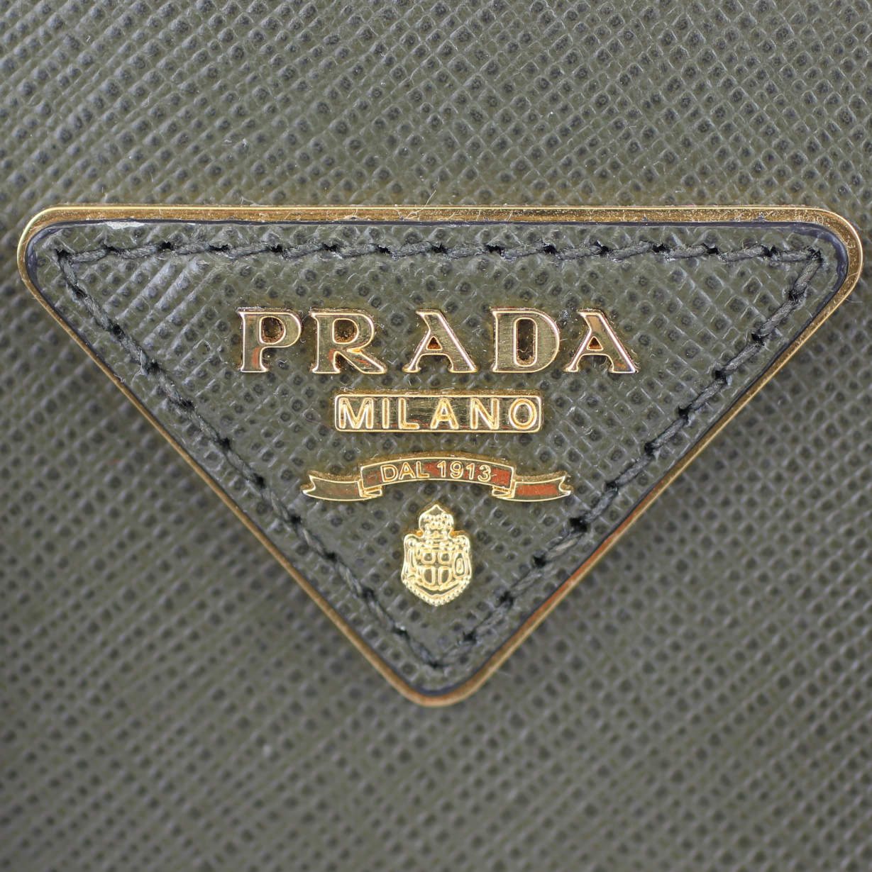 Prada Saffiano Lux Promenade Small Logo