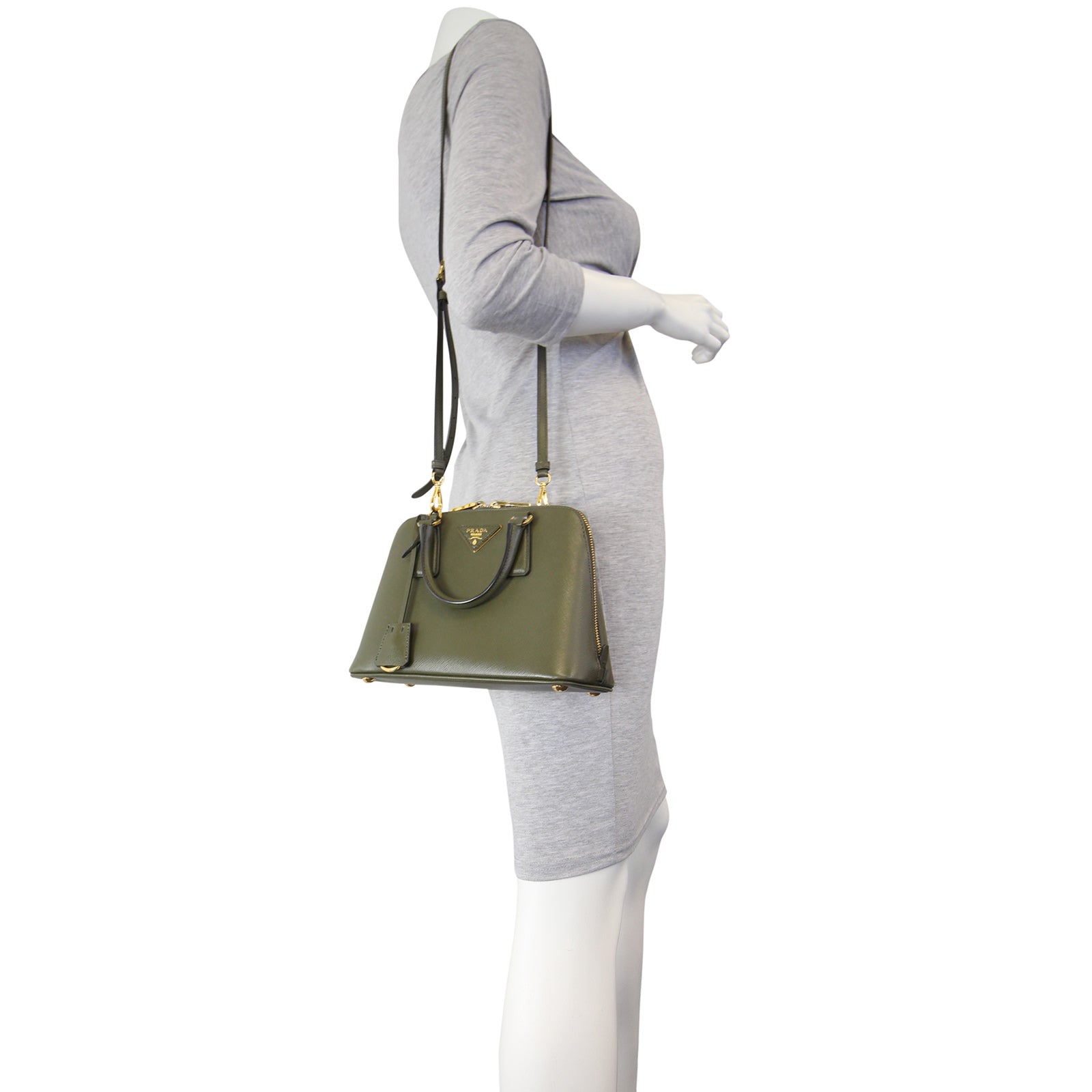 Prada Saffiano Lux Promenade Small Mannequin