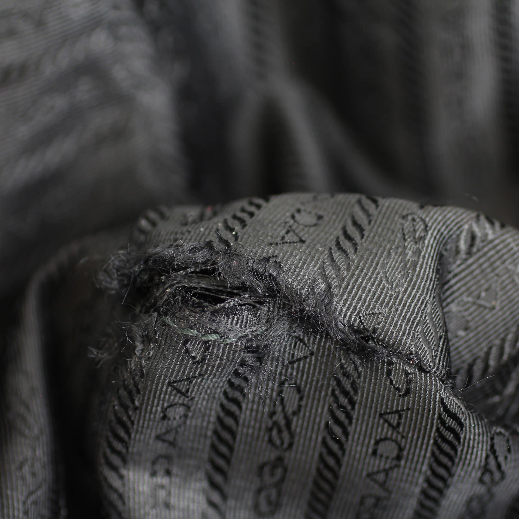 Prada Saffiano Lux Large Shopper Tote Stitch