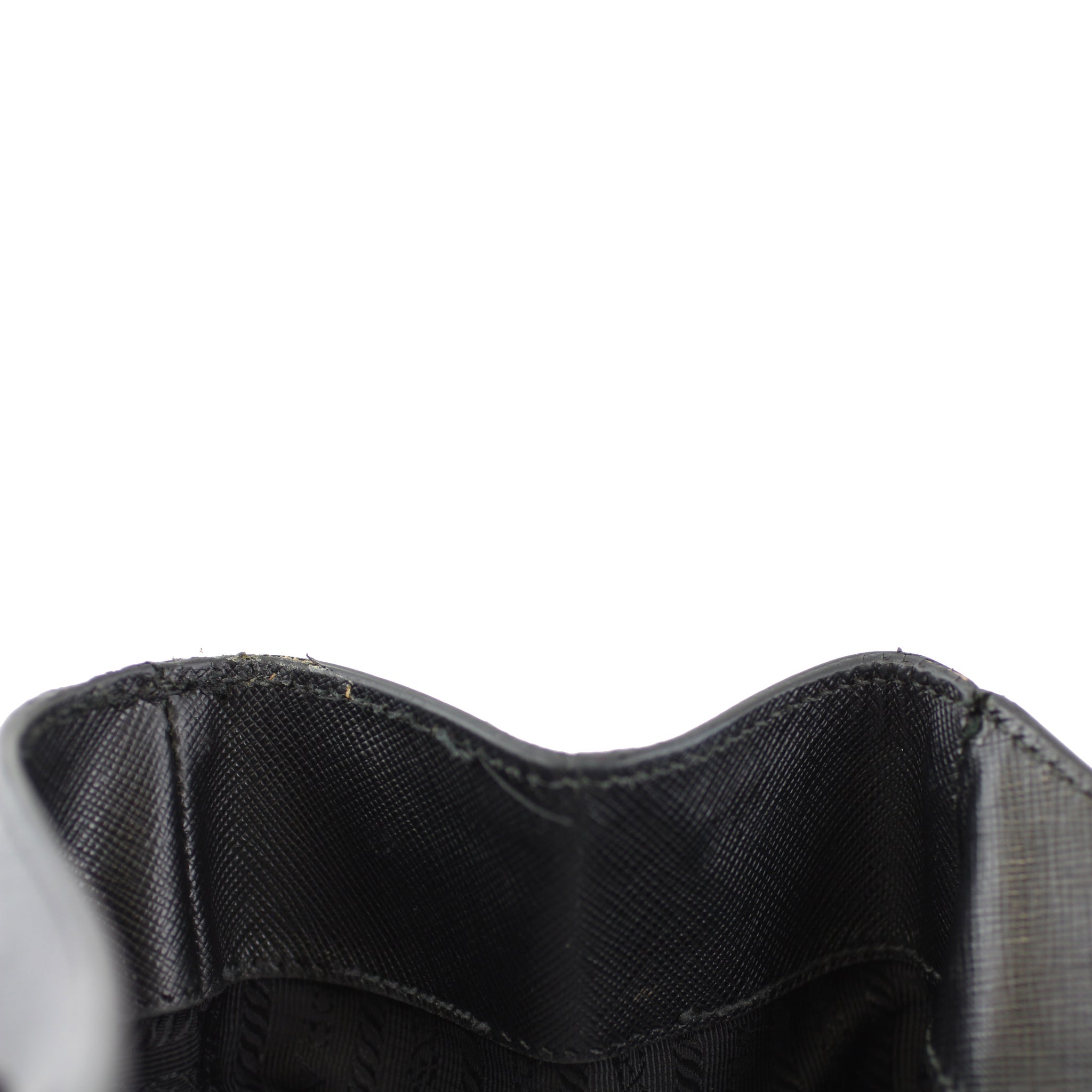 Prada Saffiano Lux Large Shopper Tote Stitch