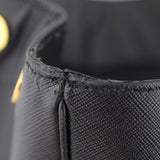 Prada Saffiano Lux Large Shopper Tote Stitch