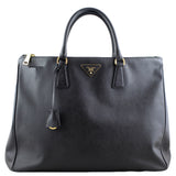 Prada Saffiano Lux Double-zip Tote Large Front