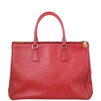Prada Saffiano Lux Galleria Double Zip Tote Medium Back