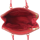 Prada Saffiano Lux Galleria Double Zip Tote Medium Interior