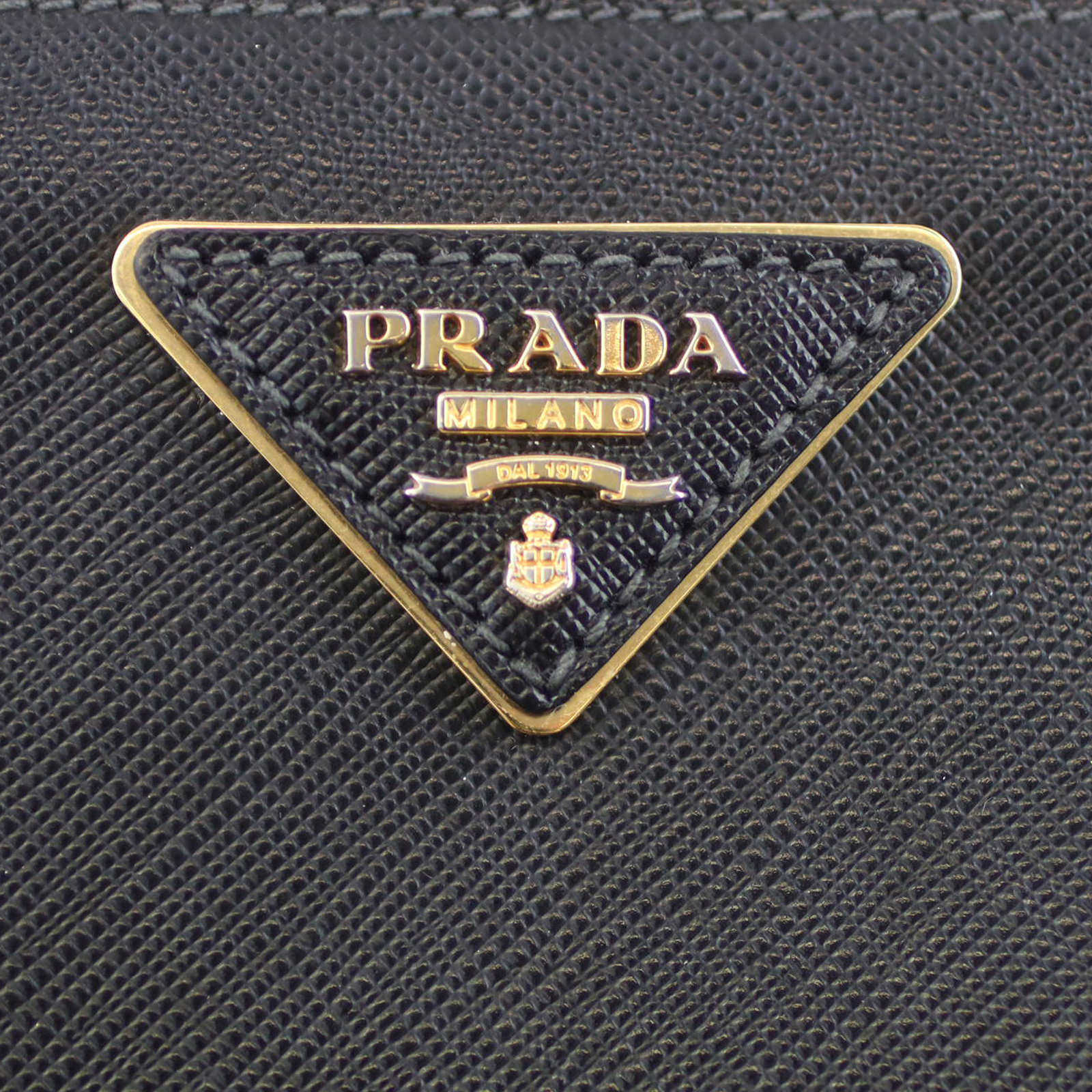 Prada Saffiano Lux Tote Medium Front Plate