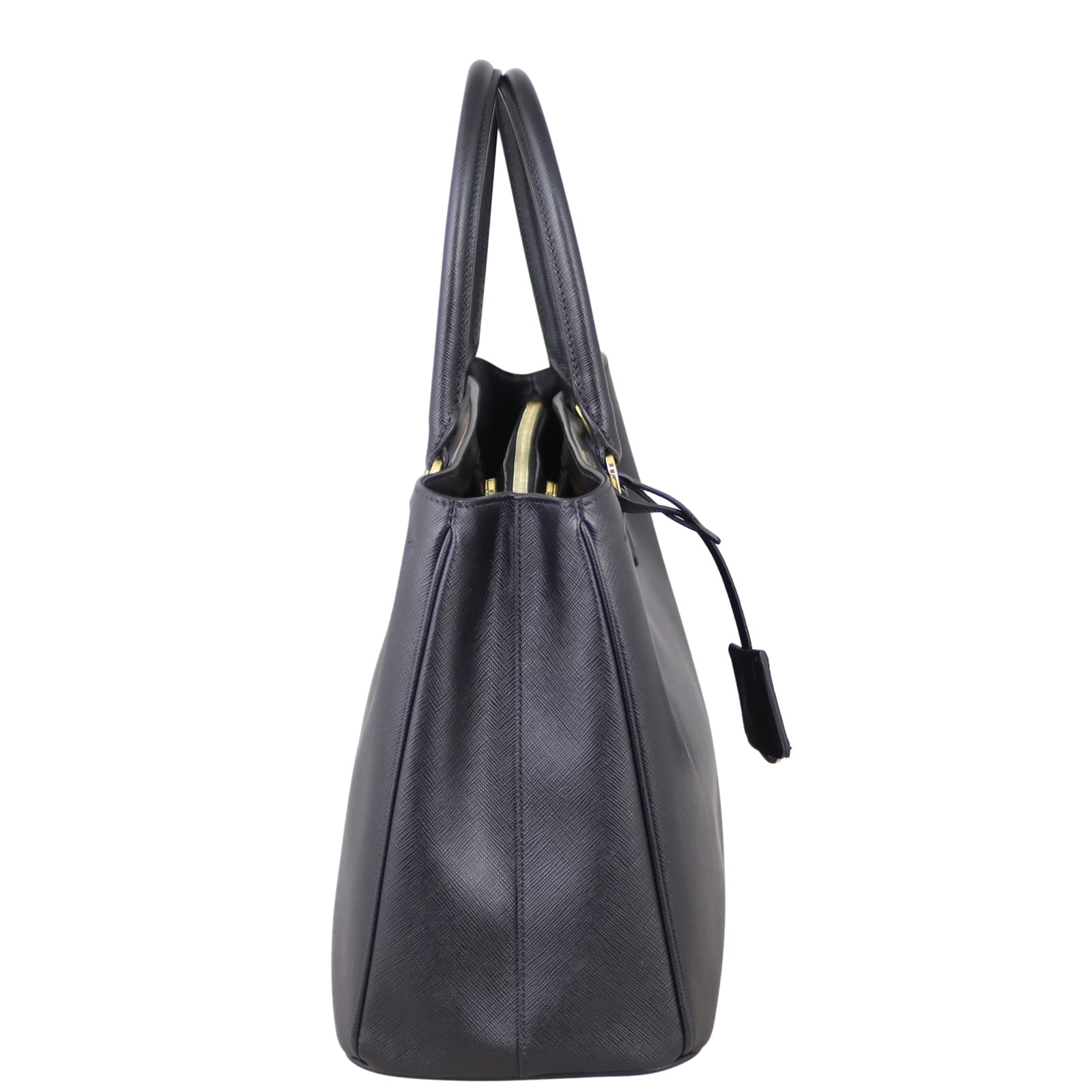 Prada Saffiano Lux Tote Medium Side