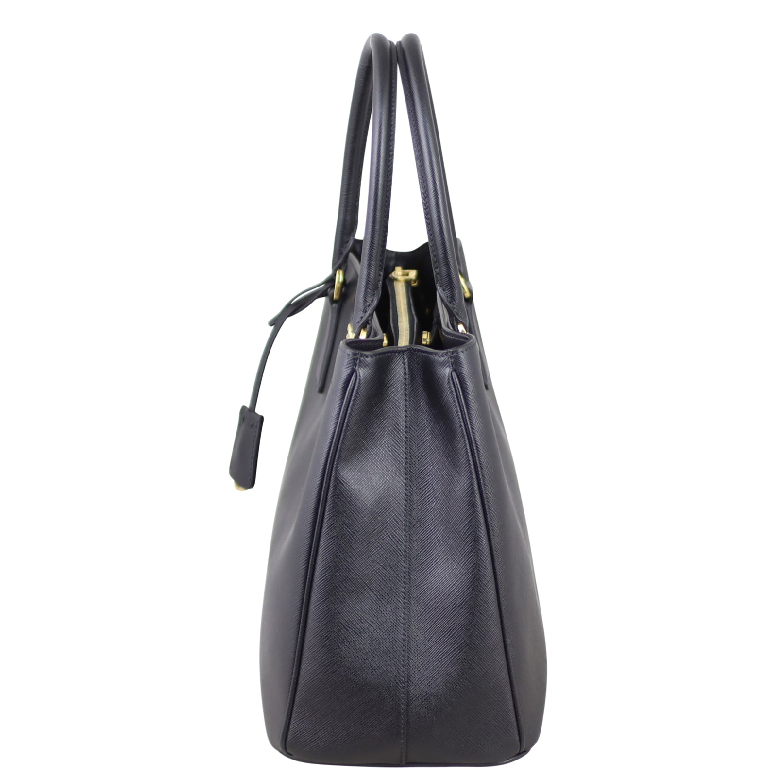 Prada Saffiano Lux Tote Medium Side