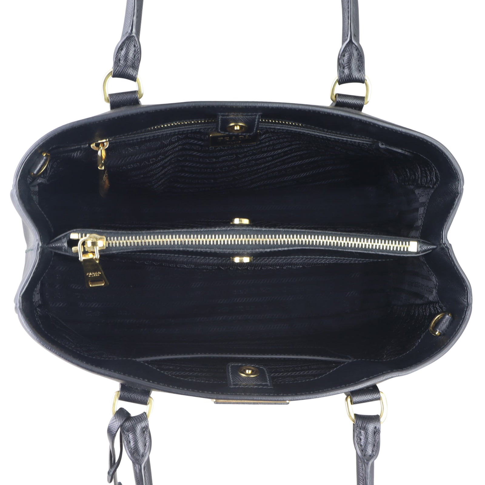 Prada Saffiano Lux Tote Medium Whole interior