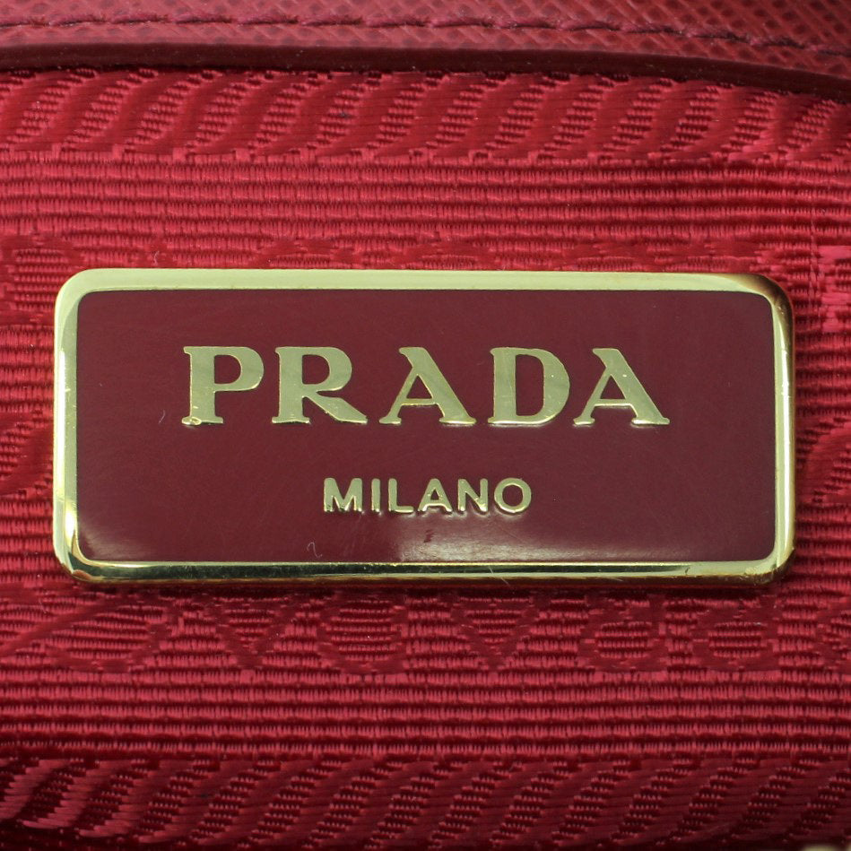 Prada Saffiano Lux Tote Medium Stamp