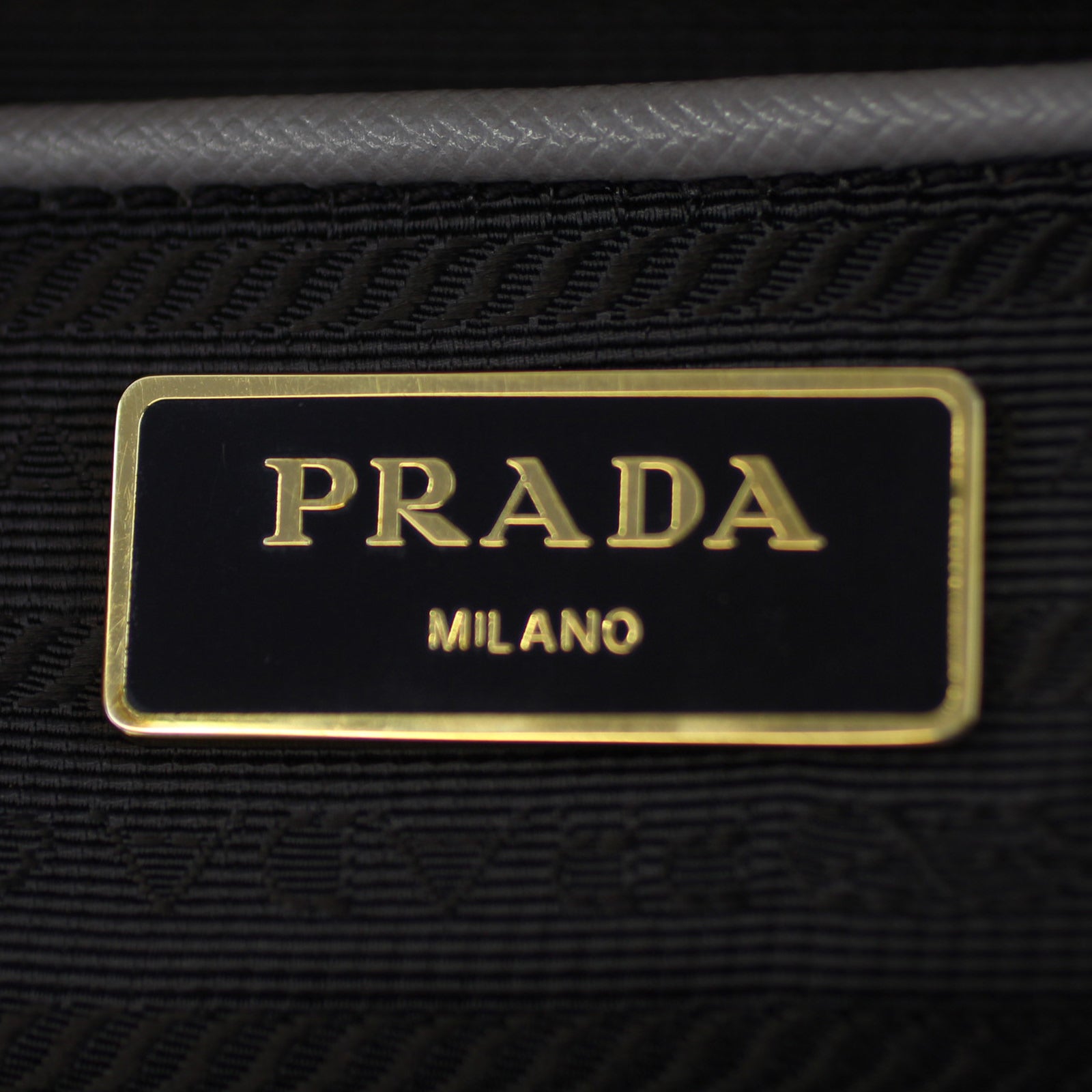 Prada Saffiano Lux Tote Stamp