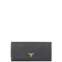 Prada Saffiano Lux Chain Wallet Front