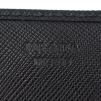Prada Saffiano Lux Chain Wallet Stamp