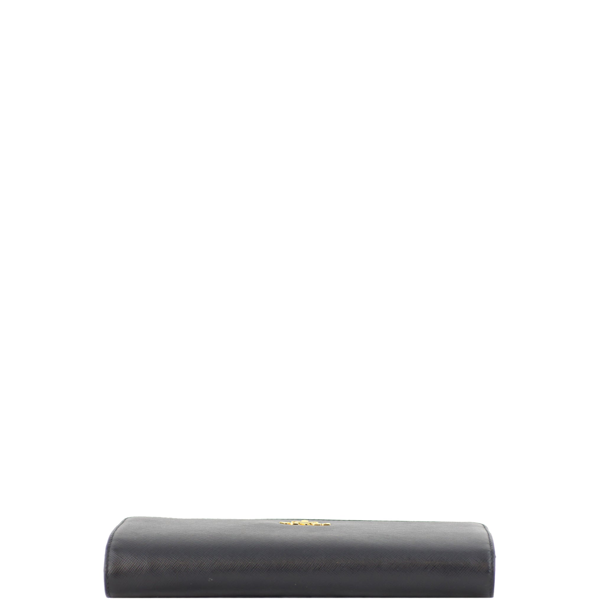 Prada Saffiano Lux Chain Wallet Top