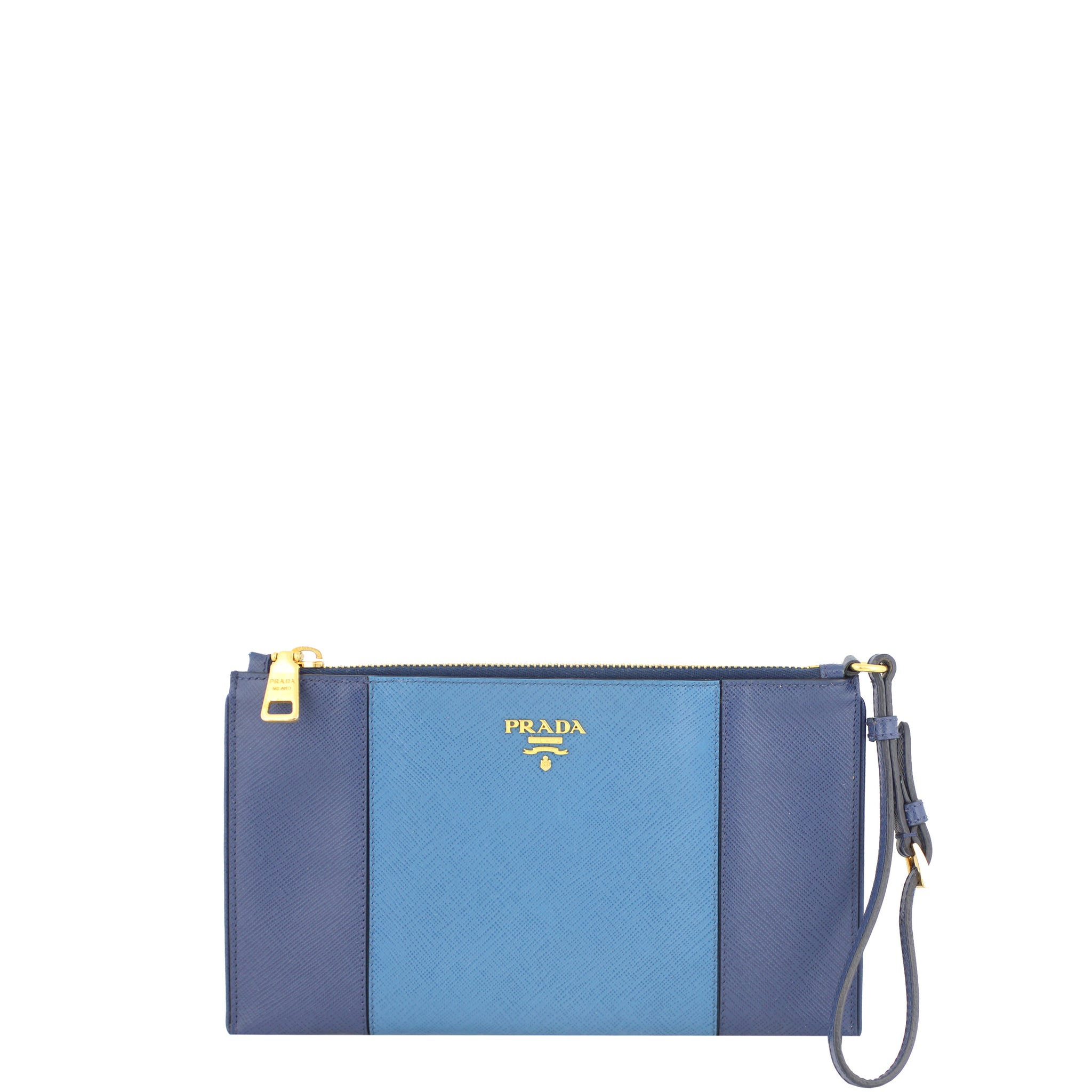 Prada Saffiano Lux Wristlet Front