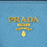 Prada Saffiano Lux Wristlet Logo