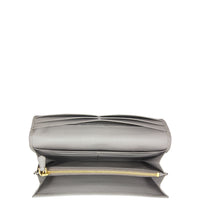 Prada Saffiano Metal Continental Wallet Interior
